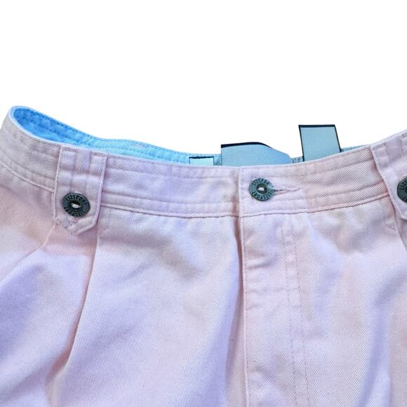 VTG Liz Sport Pink High Waisted High Rise Mom Shorts Pleated Size 12 Petite 12P - Picture 11 of 16